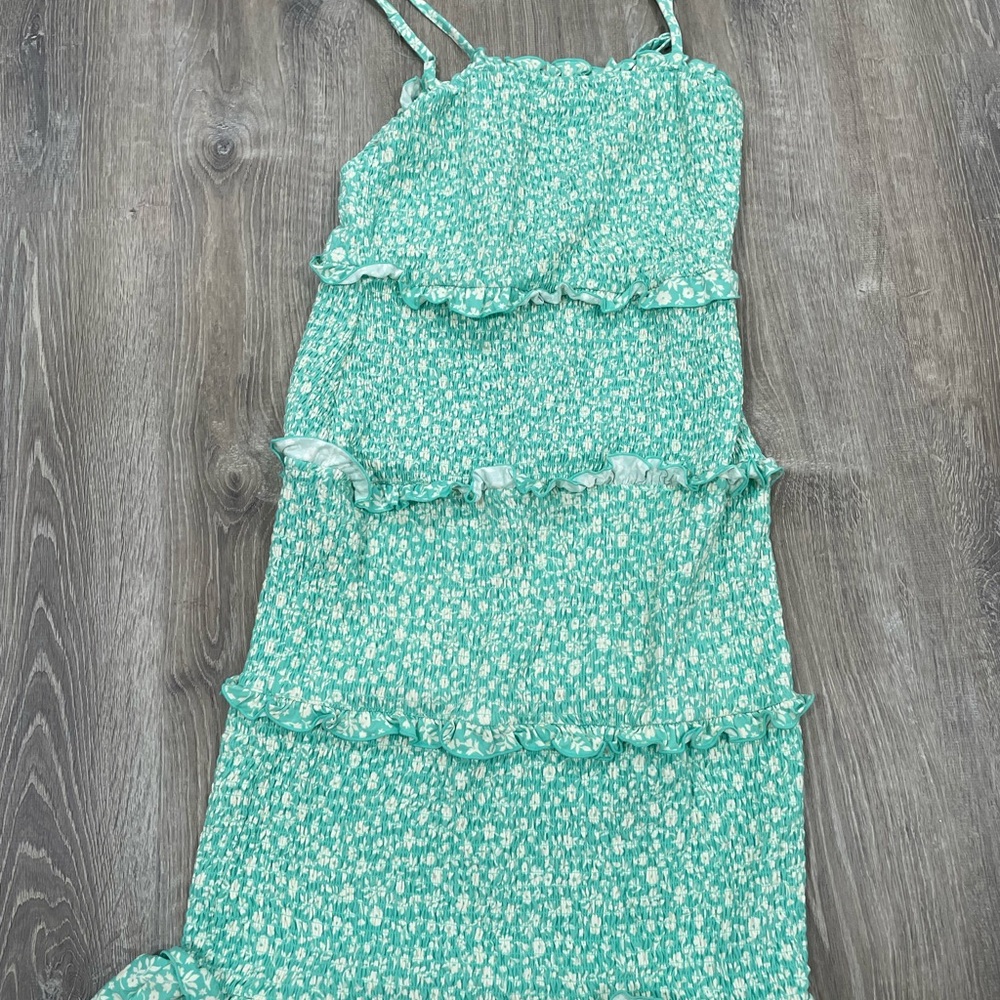 Green No Boundaries Midi Dress